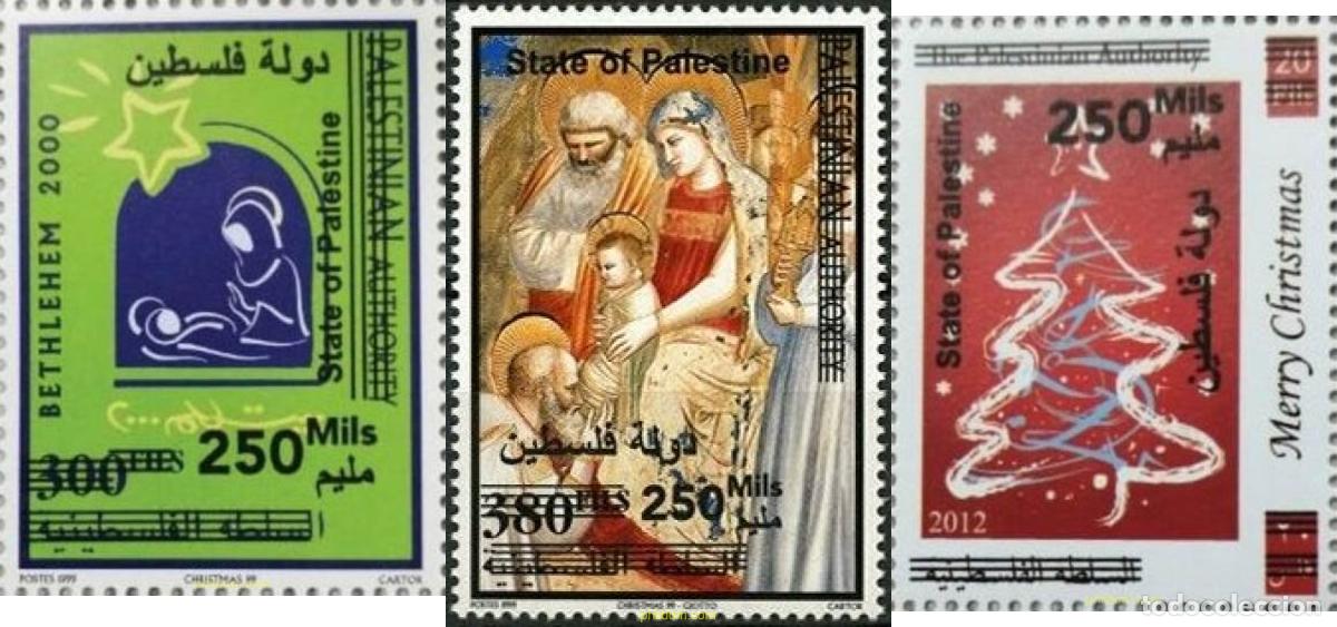 Sellos: 789266 MNH PALESTINA 2020 NAVIDAD 2020 - SOBRECARGADOS