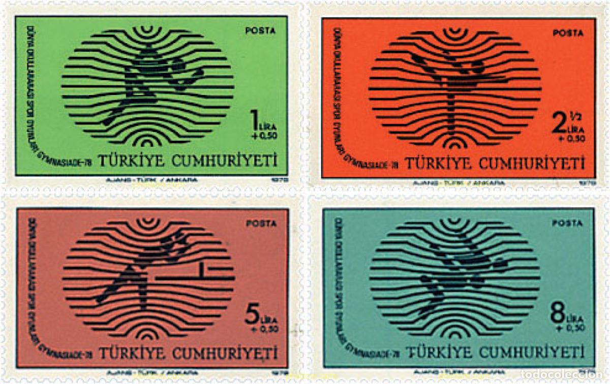 Sellos: 50418 MNH TURQUIA 1978 JUEGOS ESCOLARES MUNDIALES. GIMNISIADA-78