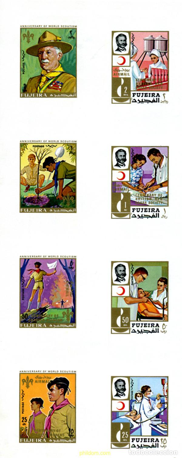 Stamps: 214464 MNH FUJEIRA 1970 CENTENARIO DE LA MUERTE DE CHARLES DICKENS