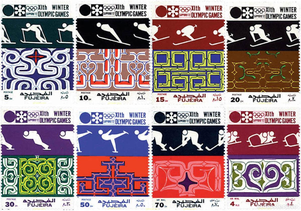 Sellos: 70778 MNH FUJEIRA 1971 11 JUEGOS OLIMPICOS DE INVIERNO SAPPORO 1972