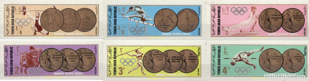 Sellos: 688914 MNH YEMEN. Rep&uacute;blica &aacute;rabe 1968 19 JUEGOS OLIMPICOS VERANO MEXICO 1968
