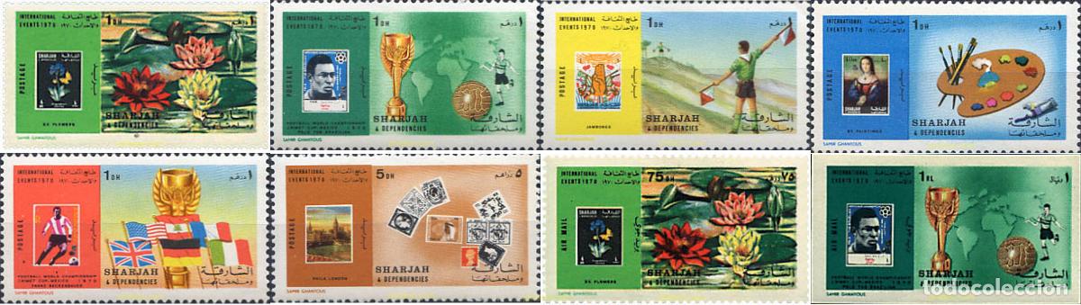 Sellos: 222110 MNH SHARJAH 1970 ACONTECIMIENTOS DE 1970