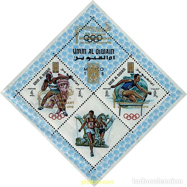 Sellos: 68212 MNH UMM AL QIWAIN 1969 20 JUEGOS OLIMPICOS VERANO MUNICH 1972