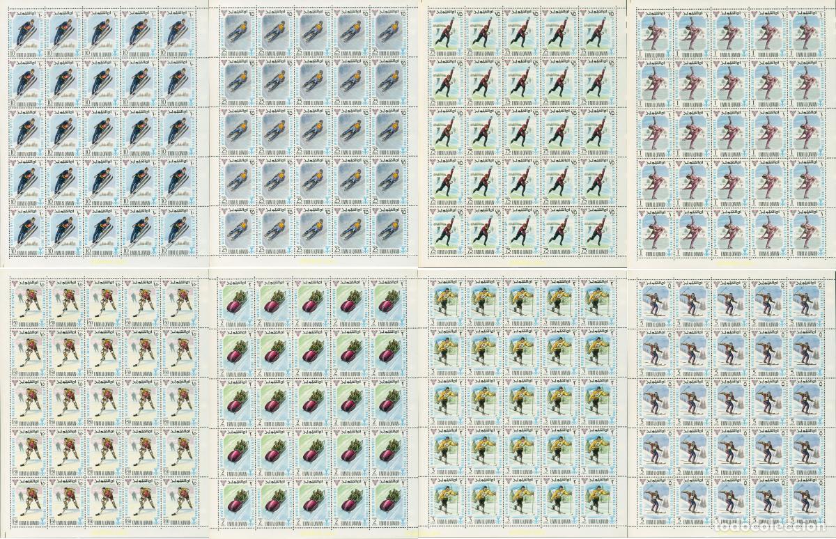 Sellos: 301382 MNH UMM AL QIWAIN 1968 10 JUEGOS OLIMPICOS INVIERNO GRENOBLE 1968