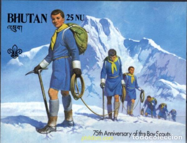 Sellos: 18679 MNH BHUTAN 1982 75 ANIVERSARIO DEL ESCULTISMO