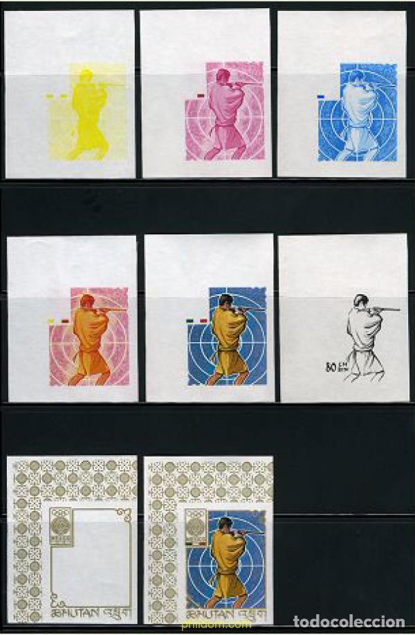 Sellos: 204032 MNH BHUTAN 1968 19 JUEGOS OLIMPICOS VERANO MEXICO 1968