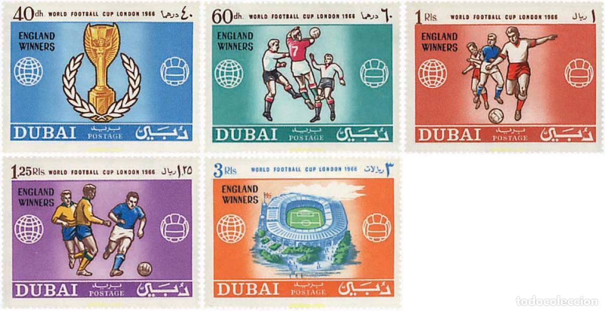 Sellos: 26607 MNH DUBAI 1966 COPA DEL MUNDO DE FUTBOL. INGLATERRA-66