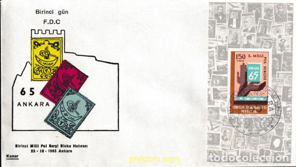 Sellos: 539568 MNH TURQUIA 1965 ANKARA 65. EXPOSICION FILATELICA EN ANKARA