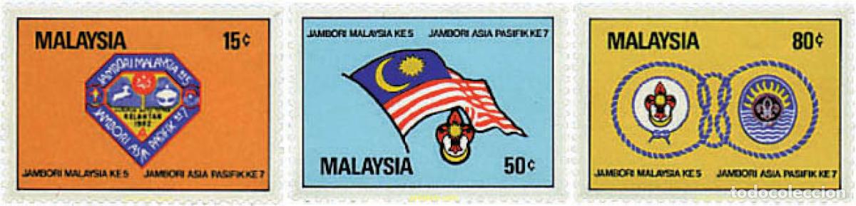 Sellos: 38327 MNH MALASIA 1982 5 JAMBOREE NACIONAL