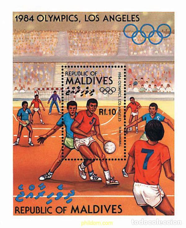 Sellos: 31639 MNH MALDIVAS 1984 23 JUEGOS OLIMPICOS VERANO LOS ANGELES 1984