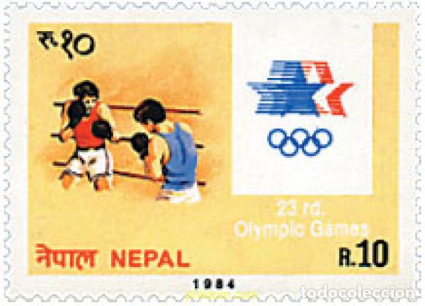 Sellos: 27381 MNH NEPAL 1984 23 JUEGOS OLIMPICOS VERANO LOS ANGELES 1984