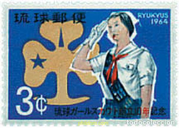 Sellos: 38483 MNH RYU KYU 1964 10 ANIVERSARIO DEL ESCULTISMO FEMENINO