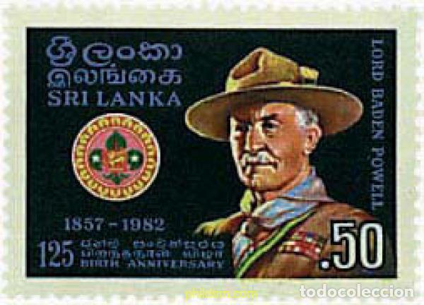 Sellos: 91444 MNH SRI LANKA 1982 125 ANIVERSARIO DE LORD BADEN-POWELL