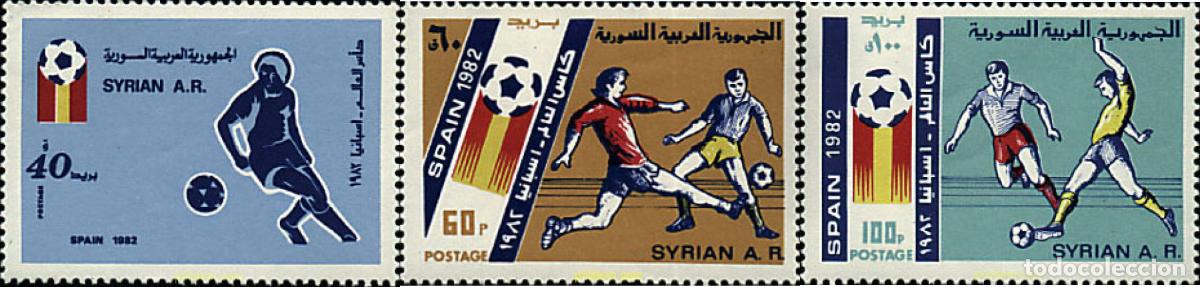 Sellos: 91823 MNH SIRIA 1982 COPA DEL MUNDO DE FUTBOL. ESPA&Ntilde;A-82