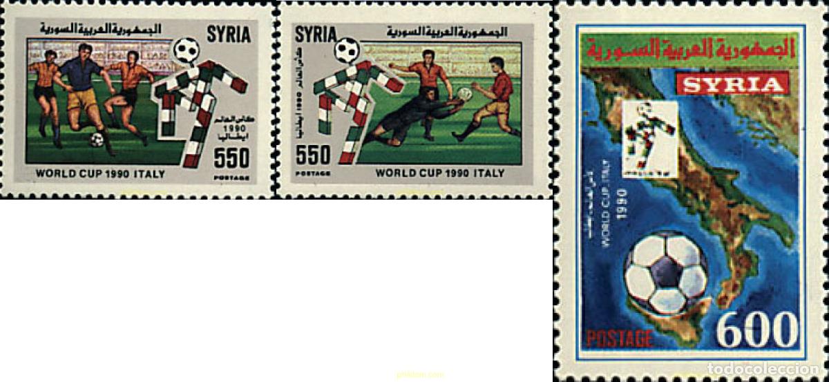 Sellos: 91843 MNH SIRIA 1990 COPA DEL MUNDO DE FUTBOL. ITALIA-90