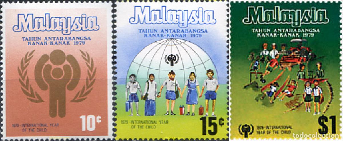 Sellos: 43873 MNH MALASIA 1979 A&Ntilde;O INTERNACIONAL DEL NI&Ntilde;O