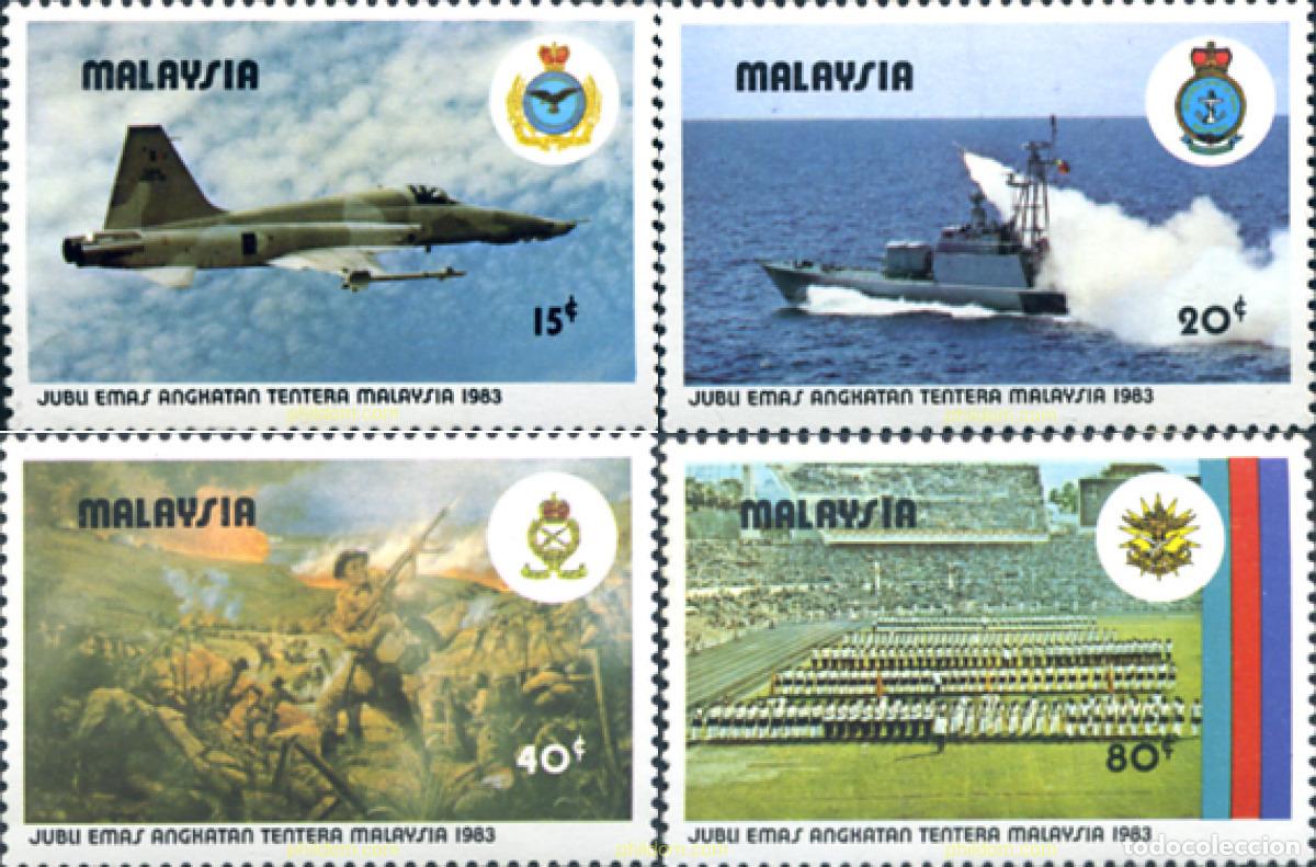 Sellos: 31572 MNH MALASIA 1983 50 ANIVERSARIO DE LAS FUERZAS ARMADAS ALEMANAS