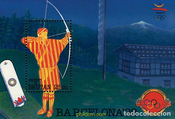 Sellos: 33769 MNH BHUTAN 1992 25 JUEGOS OLIMPICOS VERANO BARCELONA 1992
