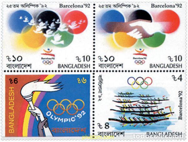 Sellos: 129510 MNH BANGLADESH 1992 25 JUEGOS OLIMPICOS VERANO BARCELONA 1992