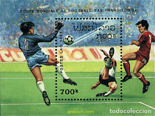 Sellos: 68254 MNH LAOS 1991 COPA DEL MUNDO DE FUTBOL. USA-94
