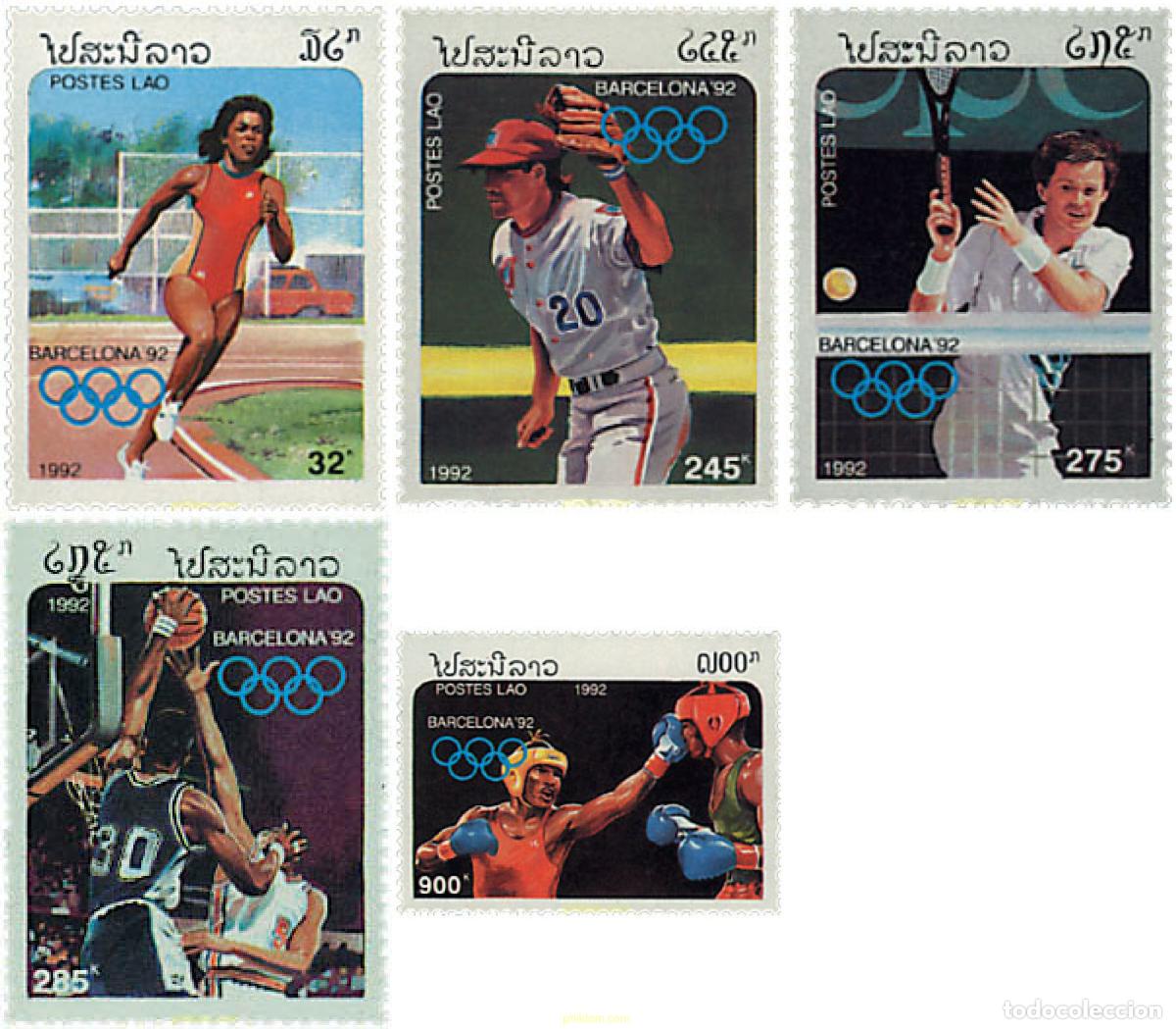Briefmarken: 52062 MNH LAOS 1992 25 JUEGOS OLIMPICOS VERANO BARCELONA 1992