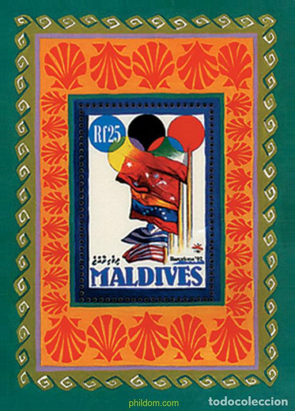 Sellos: 220927 MNH MALDIVAS 1992 25 JUEGOS OLIMPICOS VERANO BARCELONA 1992