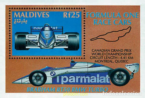 Sellos: 340678 MNH MALDIVAS 1991 AUTOMOVILISMO