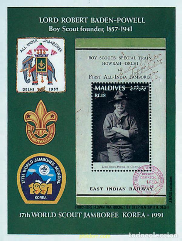 Sellos: 369942 MNH MALDIVAS 1992 17 JAMBOREE MUNDIAL EN COREA DEL SUR