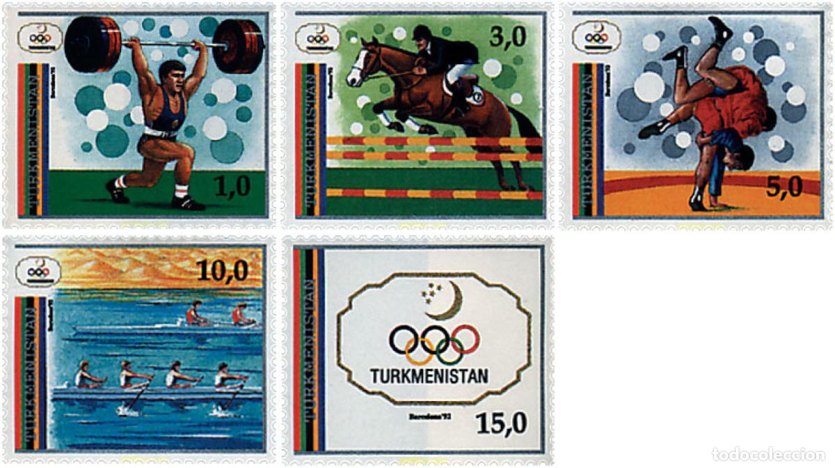 Sellos: 73740 MNH TURKMENISTAN 1992 25 JUEGOS OLIMPICOS VERANO BARCELONA 1992