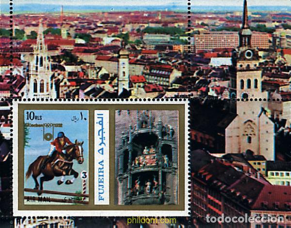 Sellos: 68446 MNH FUJEIRA 1972 HISTORIA DE LOS JUEGOS OLIMPICOS