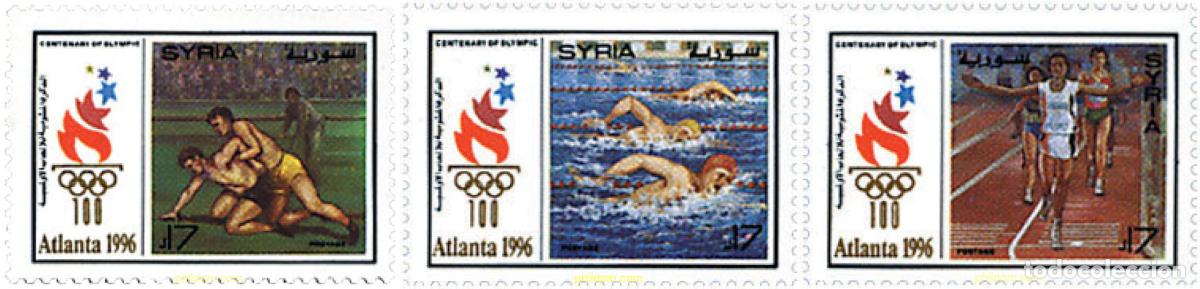 Briefmarken: 91872 MNH SIRIA 1996 26 JUEGOS OLIMPICOS VERANO ATLANTA 1996 - CENTENARIO DE LOS JUEGOS OLIMPICOS