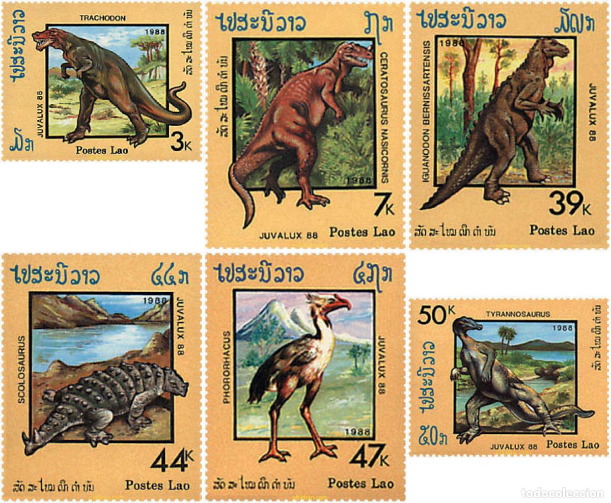 Sellos: 68800 MNH LAOS 1988 JUVALUX 88. EXPOSICION FILATELICA INTERNACIONAL JUVENIL