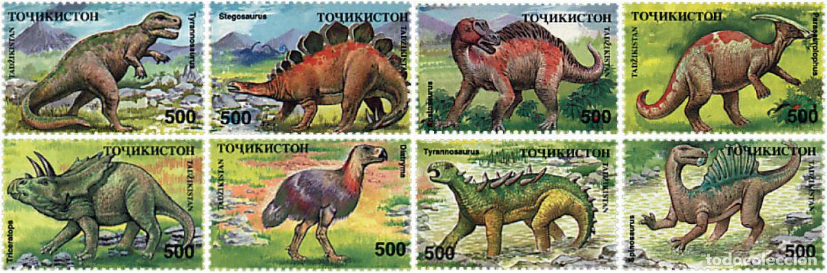 Sellos: 97526 MNH TAYIKISTAN 1994 FAUNA PREHISTORICA