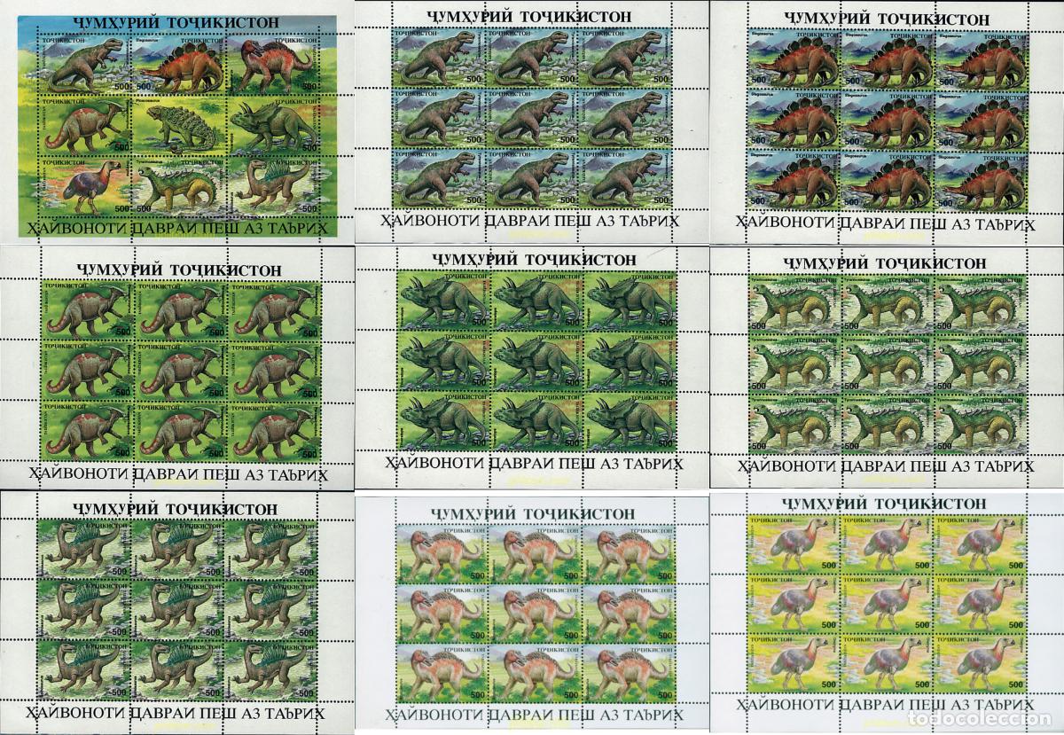 Sellos: 106322 MNH TAYIKISTAN 1994 FAUNA PREHISTORICA