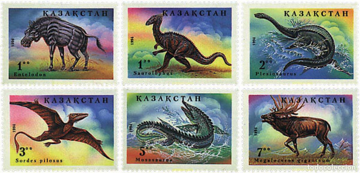 Sellos: 69617 MNH KAZAJSTAN 1994 FAUNA PREHISTORICA