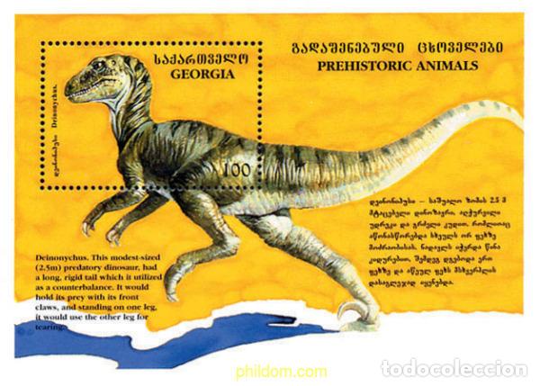 Sellos: 93903 MNH GEORGIA 1995 FAUNA PREHISTORICA