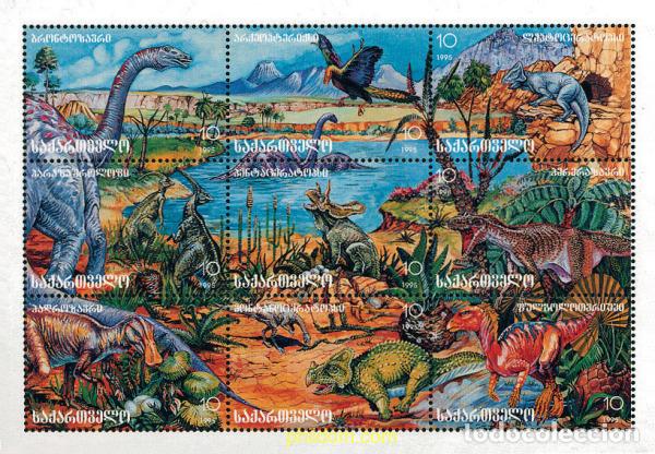 Sellos: 211229 MNH GEORGIA 1996 FAUNA PREHISTORICA