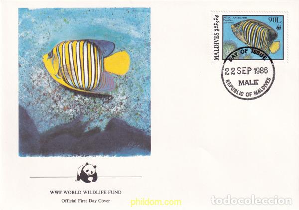 Sellos: 620054 MNH MALDIVAS 1986 PECES DE LOS ARRECIFES DE CORAL