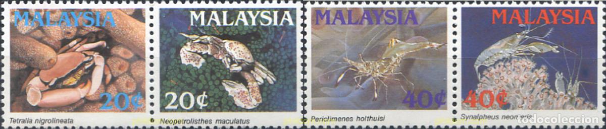 Sellos: 152402 MNH MALASIA 1989 FAUNA MARINA