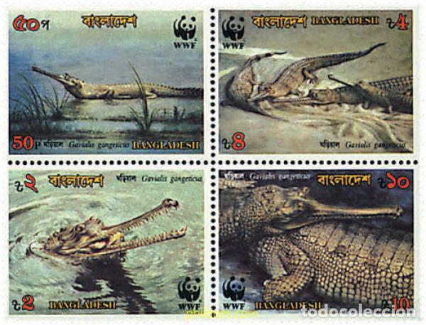 Sellos: 5214 MNH BANGLADESH 1990 GAVIAL