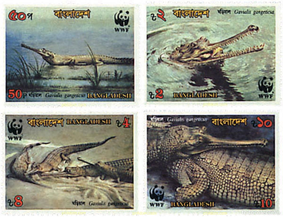 Sellos: 74083 MNH BANGLADESH 1990 GAVIAL