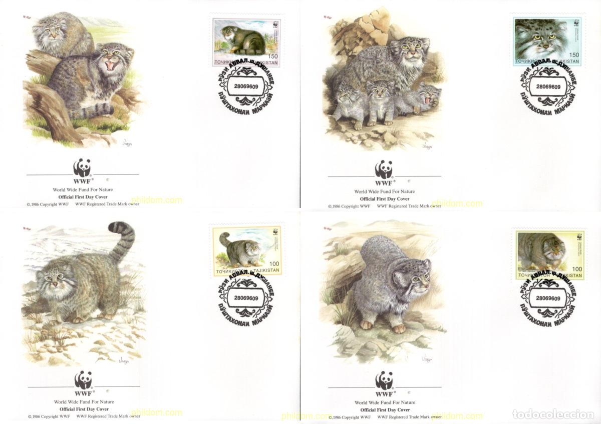 Sellos: 23264 MNH TAYIKISTAN 1996 GATO DE PALLAS