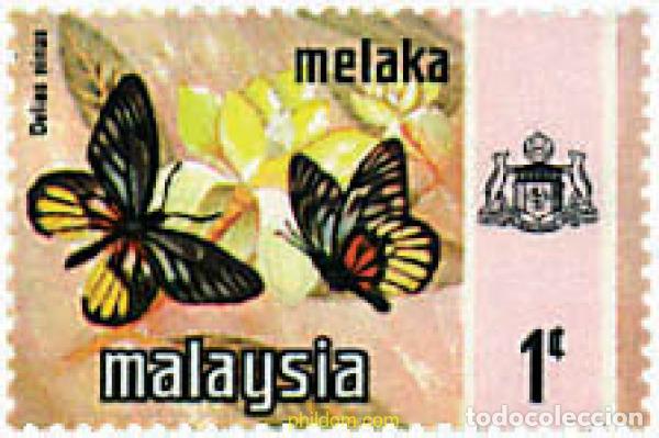 Sellos: 598168 MNH MALASIA. MALACA 1971 MARIPOSAS