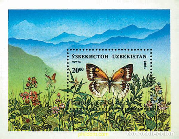 Sellos: 95347 MNH UZBEKISTAN 1995 MARIPOSAS
