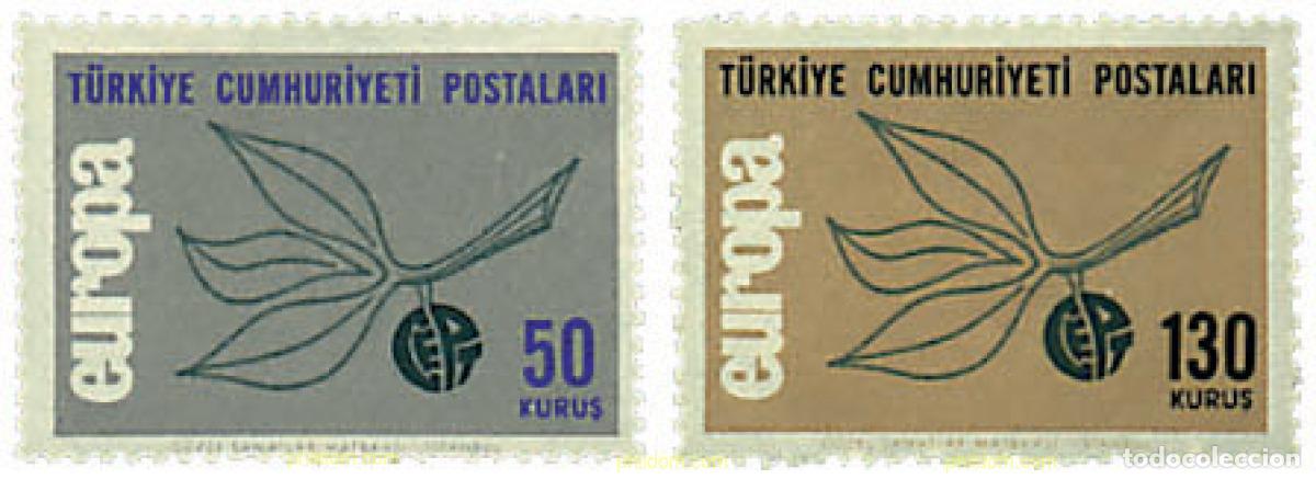 Sellos: 62104 MNH TURQUIA 1965 EUROPA CEPT. ESPIGA EUROPA