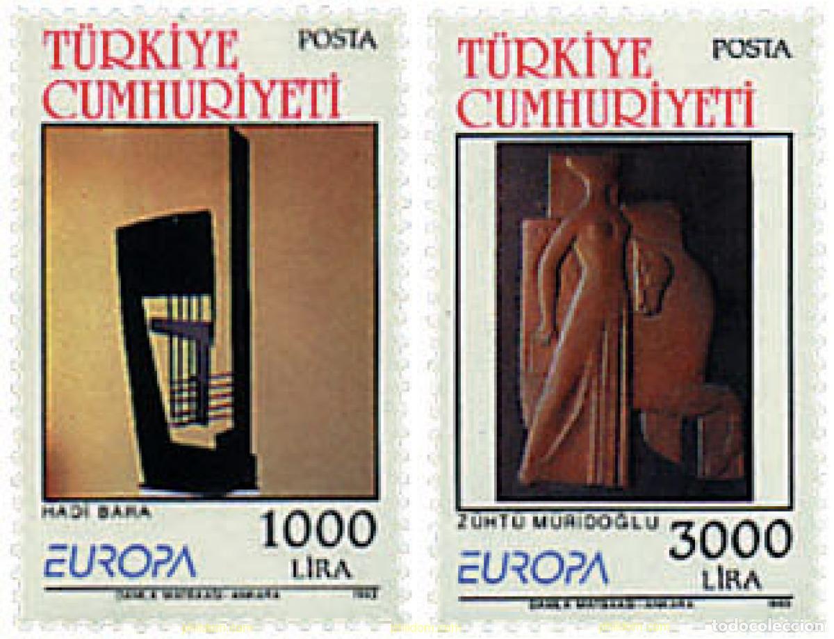 Sellos: 62873 MNH TURQUIA 1993 EUROPA CEPT. ARTE CONTEMPORANEO