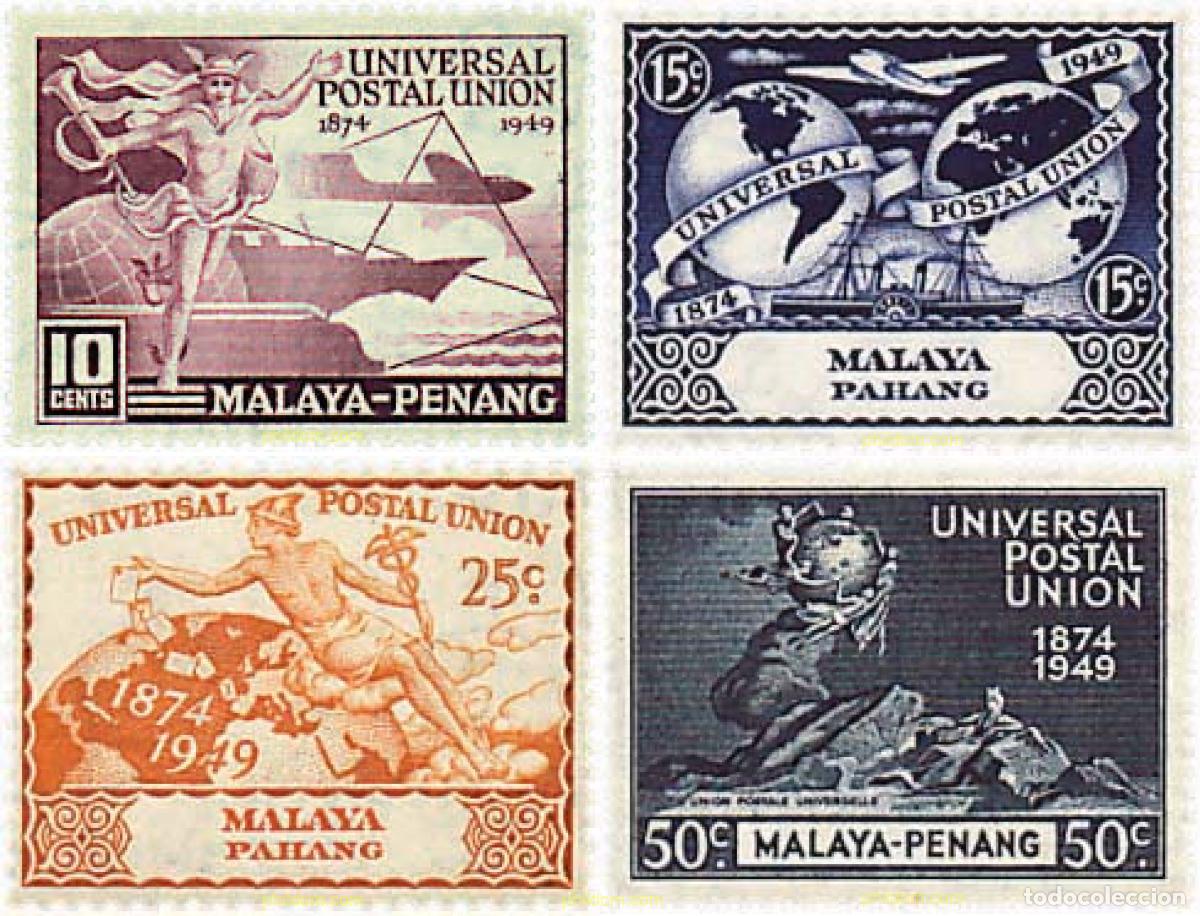 Sellos: 56800 MNH MALASIA. PAHANG 1949 75 ANIVERSARIO DE LA UPU