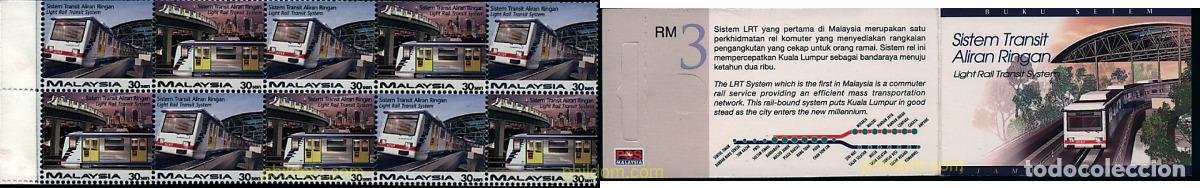 Sellos: 2674 MNH MALASIA 1997 TRENES DE TRANSITO URBANO