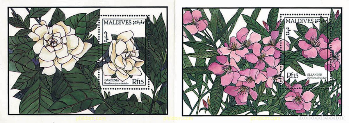 Sellos: 95310 MNH MALDIVAS 1987 FLORES