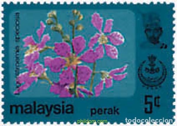 Sellos: 340229 MNH MALASIA. PERAK 1984 FLORES
